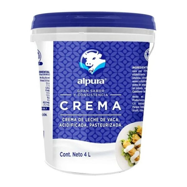 CREMA ALPURA PIEZA 4 L