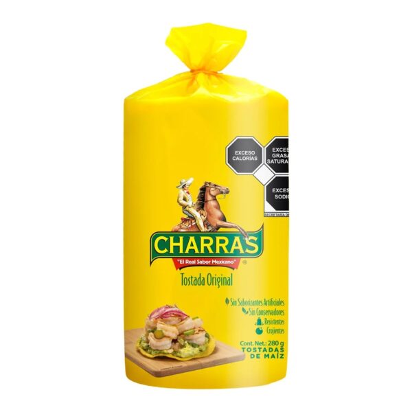 TOSTADA CHARRA PAQUETE 280 G